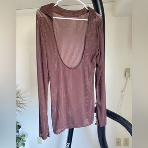 Mesh Bathing Suit Cover